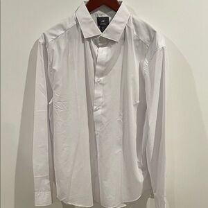 H&M Men's Crisp White Dress Shirt